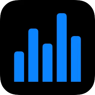 A small widget showing a bar chart.