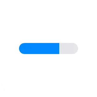 A small widget showing linear progress.