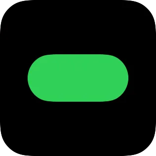 A small widget showing a capsule shape.