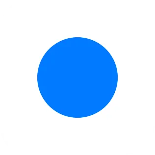 A small widget showing a circle shape.