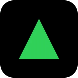 A small widget showing a triangle shape.