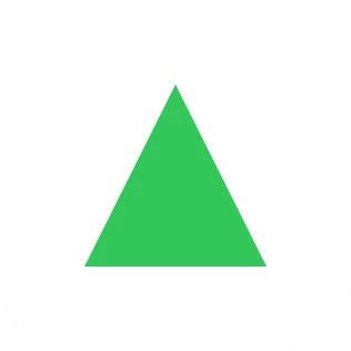 A small widget showing a triangle shape.