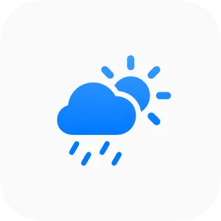 A small widget showing an SF Symbol with gradient turned on.