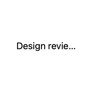 A small widget showing text limited to one line.