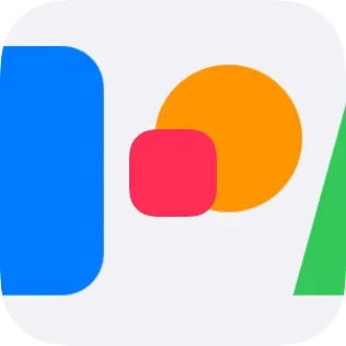 A small widget showing content over an image background.