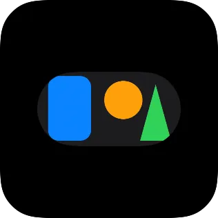 A small widget showing an image clipped to a capsule.
