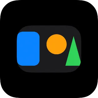A small widget showing an image clipped to a rounded rectangle.